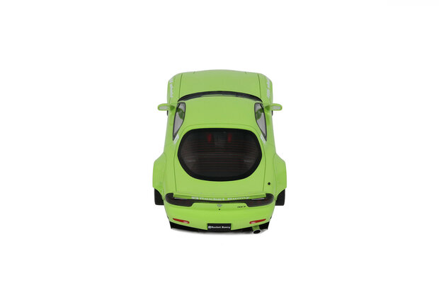 Otto Project Car 1:18 Rocket Bunny Aero (V1) Mazda RX7 (FD3S) Pearl Green 2015. Levering 12-2025