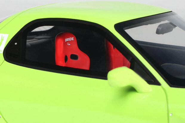 Otto Project Car 1:18 Rocket Bunny Aero (V1) Mazda RX7 (FD3S) Pearl Green 2015. Levering 12-2025