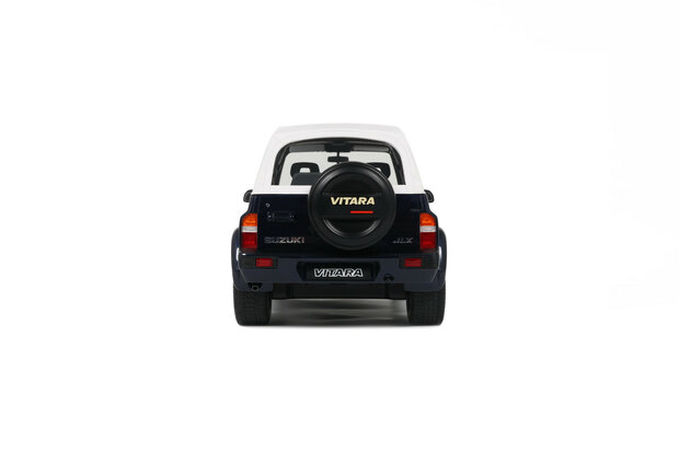 Otto Mobile 1:18 Suzuki Vitara Cabrio JLX Deep Blue Pearl Metallic 1994. Levering 09-2025