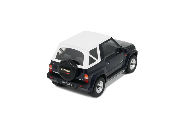 Otto Mobile 1:18 Suzuki Vitara Cabrio JLX Deep Blue Pearl Metallic 1994. Levering 09-2025