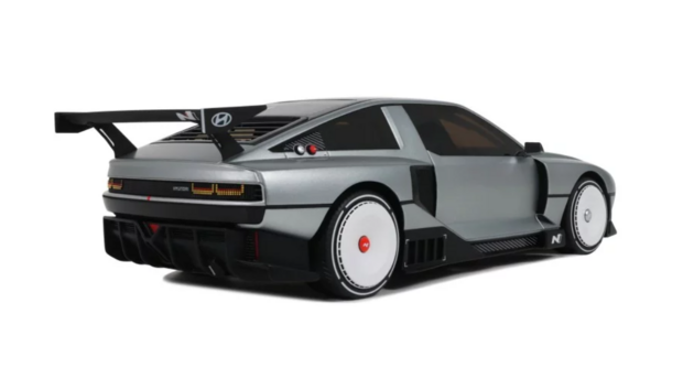 Otto Mobile 1:18 Hyundai N Vision 74 Matte Aluminium 2022. Levering 10-2025
