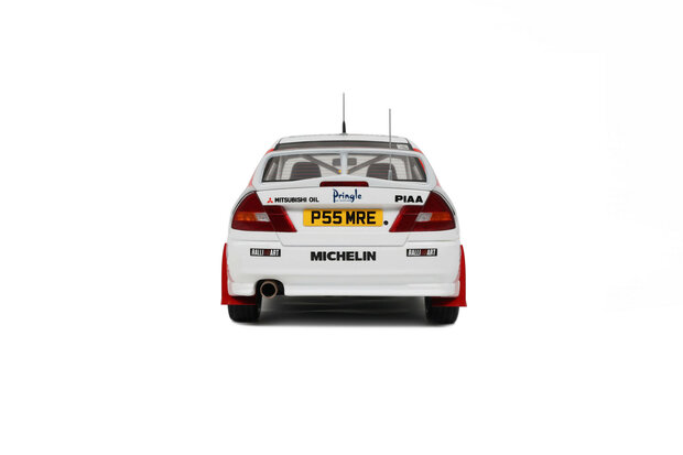 Otto Mobile 1:18 Mitsubishi Carisma GT - No 2 r. Burns  Gr. A RAC RALLY 1997. Levering 10-2025