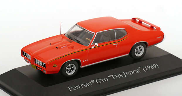 Atlas 1:43 Pontiac GTO The Judge 1969 oranje