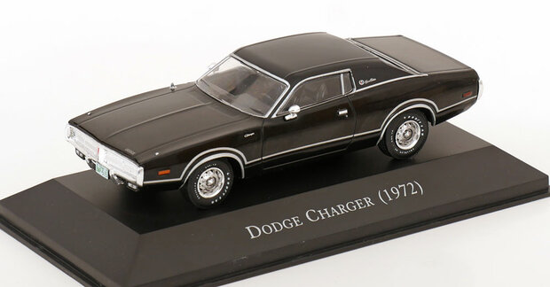Atlas 1:43 Dodge Charger 1972 zwart