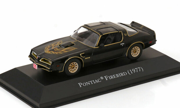 Atlas 1:43 Pontiac Firebird Trans Am 1977 zwart gold