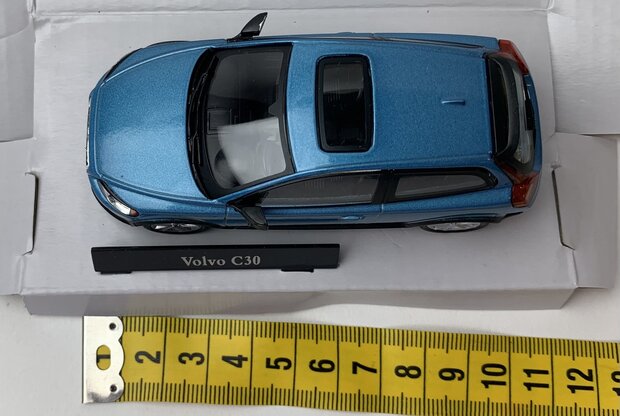 Cararama 1:43 Volvo C30 blauw