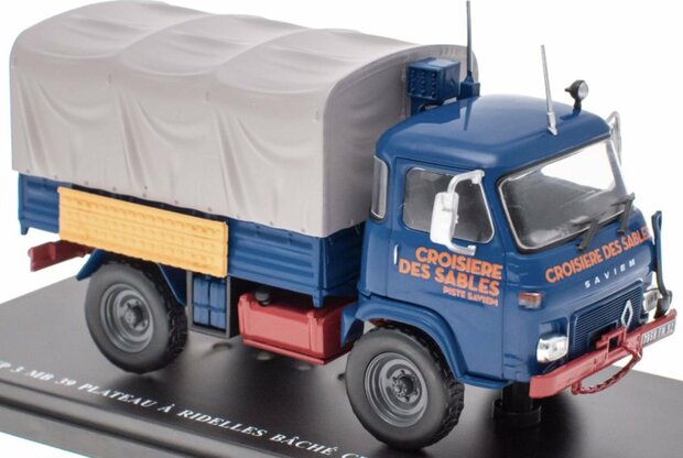 Atlas 1:43 Renault Saviem TP3 MB39 Plateau A - Ridelles Bache Croisiere Des Sables 1975