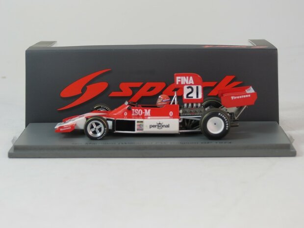 Spark 1:43 Williams FW - ISO Marlboro no 21 Gijs van Lennep Belgie Formule 1 1974