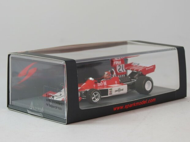 Spark 1:43 Williams FW - ISO Marlboro no 21 Gijs van Lennep Belgie Formule 1 1974