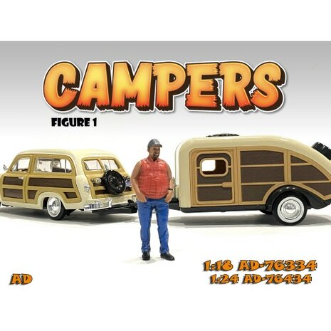 American Diorama 1:18 Campers Figure 1, excl. auto