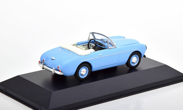 Atlas 1:43 Volvo P1900 cabrio 1956 lichtblauw - Volvo Collection