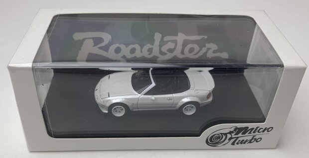 Microturbo 1:64 Custom Mazda MX5 -  RB - Rocket Bunny MX5 metallic wit