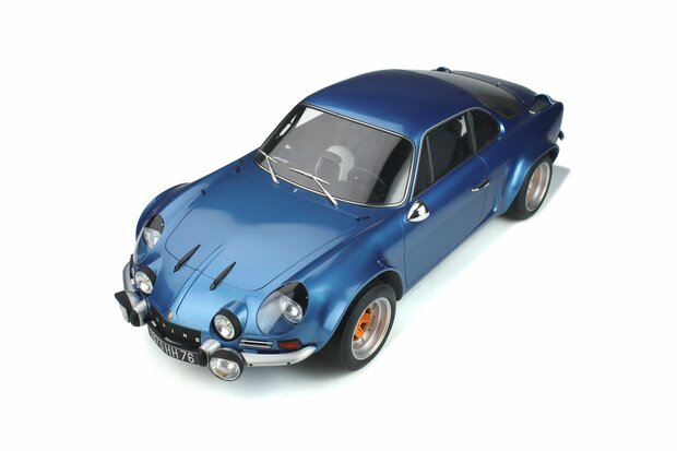 GT Spirit 1:8 Renault - Alpine A110 1800 Groupe 4 blue 1973 incl showcase. Levvering 02-2026