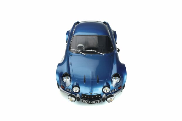 GT Spirit 1:8 Renault - Alpine A110 1800 Groupe 4 blue 1973 incl showcase. Levvering 02-2026