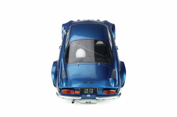 GT Spirit 1:8 Renault - Alpine A110 1800 Groupe 4 blue 1973 incl showcase. Levvering 02-2026