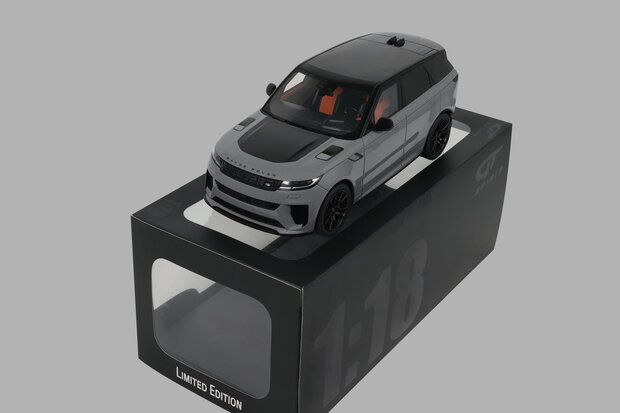 GT Spirit 1:18 Range Rover Sport SV Edition Two grey 2024. Levering 02-2026
