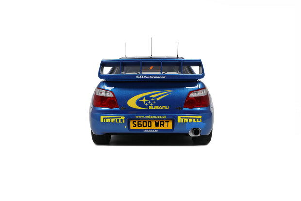 Otto Mobile 1:12 Subaru Impreza (S9) WRC P. Solberg Wales Rallye 2003. Levering 01-2026