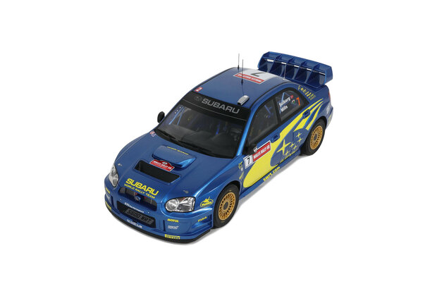 Otto Mobile 1:12 Subaru Impreza (S9) WRC P. Solberg Wales Rallye 2003. Levering 01-2026