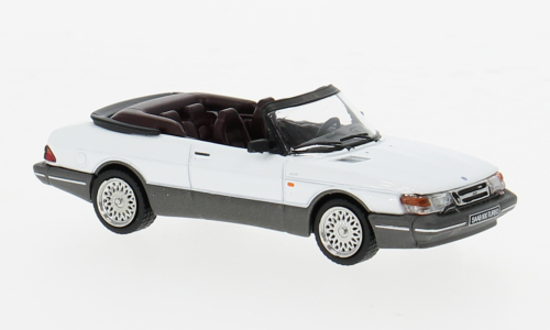 Tarmac 1:64 Saab 900 Turbo open Convertible wit