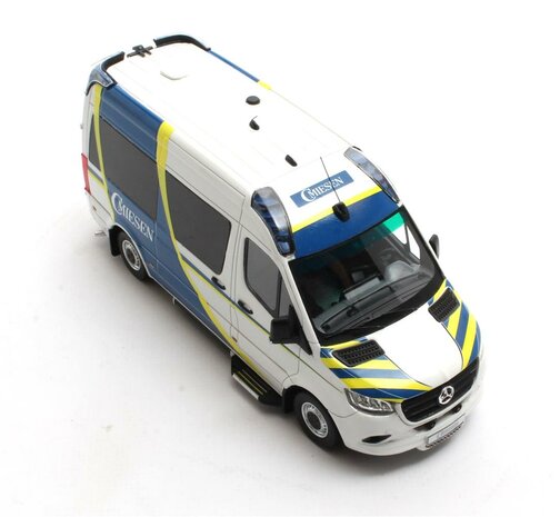 Matrix 1:43 Mercedes Benz Sprinter Miesen Ambulance wit. Limited 100 pcs - Verwacht Q4 - voorbestellen