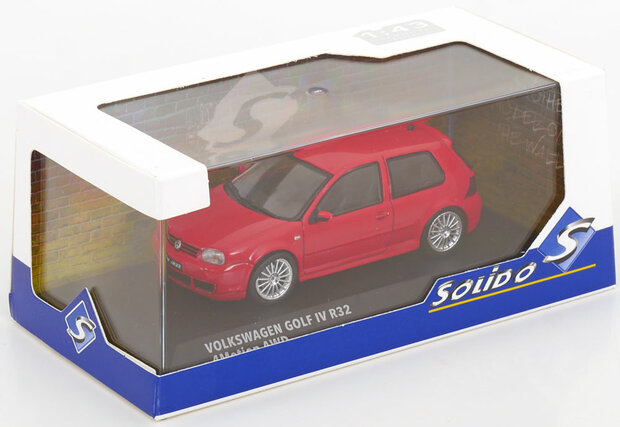 Solido 1:43 Volkswagen Golf IV R32 - 4 Motion AWD 2023 rood