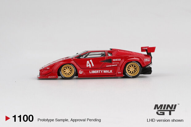 mini GT 1:64 LAMBORGHINI COUNTACH LBWORKS RED 2025 verwacht op 06/10/25