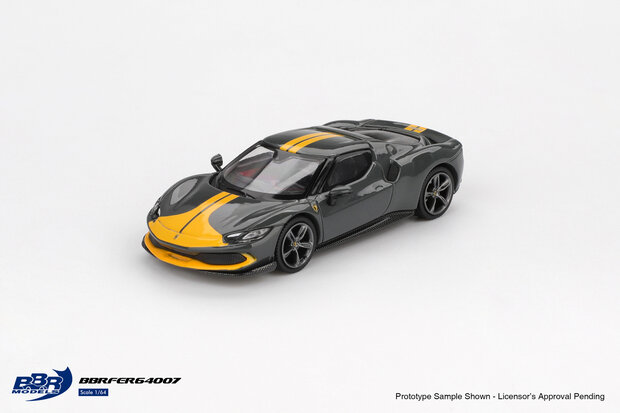 BBR 1:64 Ferrari 296 GTB Assetto Fiorano Grigio Scuro 2024. Verwacht