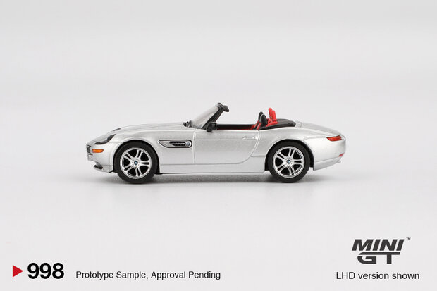 Mini GT 1:64 BMW Z8 Silver LHD. Verwacht