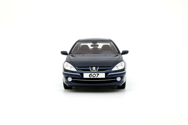 Otto Mobile 1:18 Peugeot 607 3.0 V6 Phase 2 Blue Montebello 2008. Levering 11-2025
