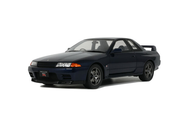 Otto Mobile 1:18 Nissan Skyline GT-R (BNR32) Dark Blue Pearl TH1 1993. Levering 11-2025