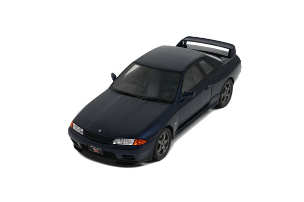Otto Mobile 1:18 Nissan Skyline GT-R (BNR32) Dark Blue Pearl TH1 1993. Levering 11-2025