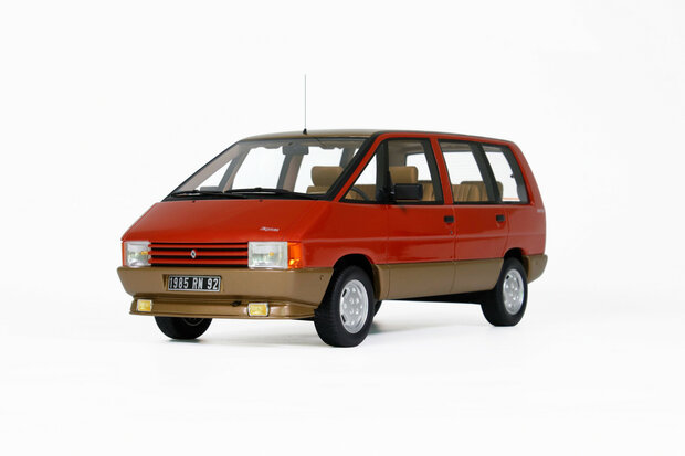 Otto Mobile 1:18 Renault Espace 2000 TSE Rouge Cornaline 1984. Levering 11-2025