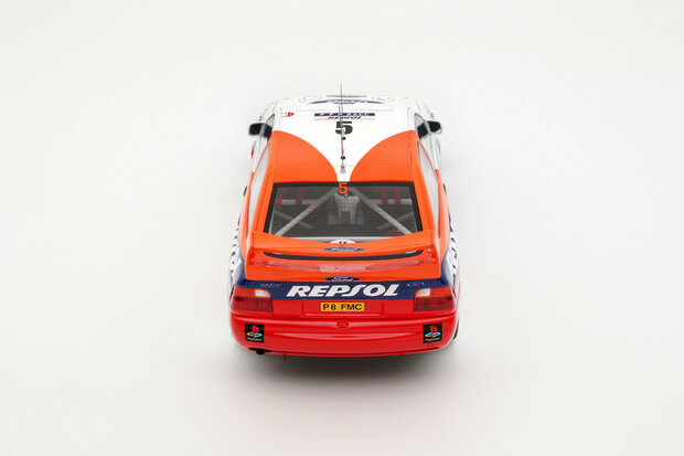 Otto Mobile 1:18 Ford Escort, No 5 C. Sainz Rallye Catalunya 1997. Levering 12-2025