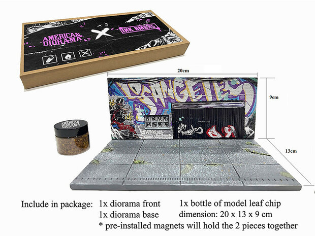 Mini GT 1:64 Art La Graffiti - Diorama Street 2024