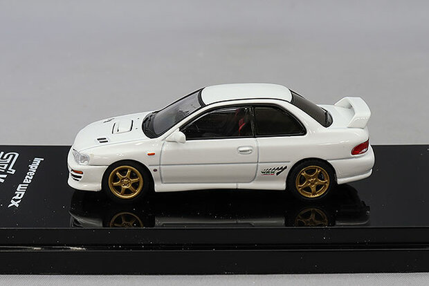 Hobby Japan 1:64 SUBARU Impreza PURE SPORTS COUPE WRX type R STi Version, fether white
