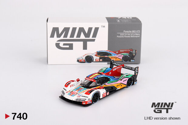 Mini GT 1:64 Porsche 963 no75 Porsche Penske Motorsport  2023 24 Hrs of Le Mans LHD