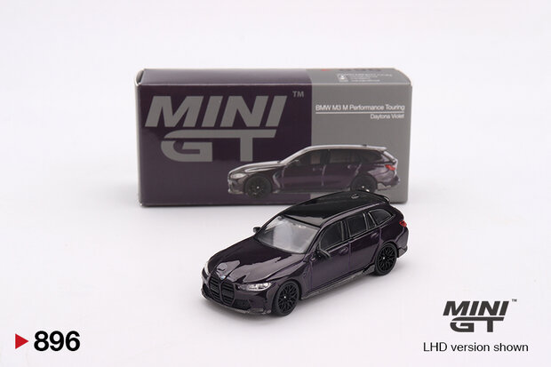 Mini GT 1:64 BMW M3 Touring (G81) Performance Daytona, violet 2024 LHD