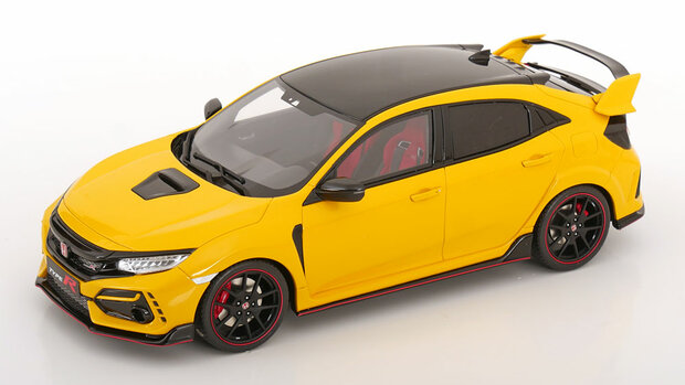 Otto Mobile 1:18 Honda Civic Type R FK8 Euro Spec Sunlight yellow 2020