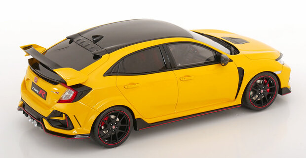 Otto Mobile 1:18 Honda Civic Type R FK8 Euro Spec Sunlight yellow 2020