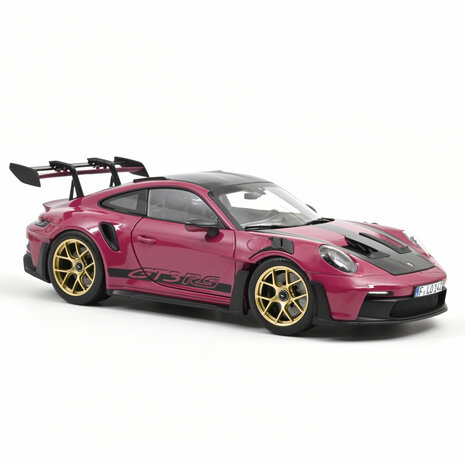 Norev 1:18 Porsche 911 GT3 RS w/Weissach Pack 2022 Ruby Star
