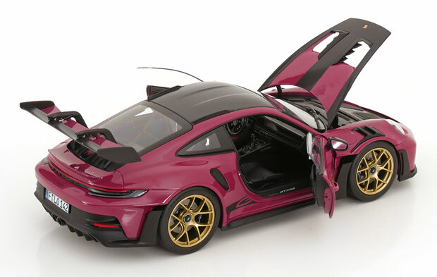 Norev 1:18 Porsche 911 GT3 RS w/Weissach Pack 2022 Ruby Star