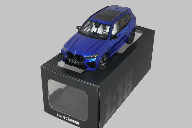 GT Spirit 1:18 BMW X5 M Competition blue 2023. Levering 01-2026