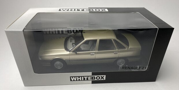 WhiteBox 1:24 Renault 21 1986 beige in window-box