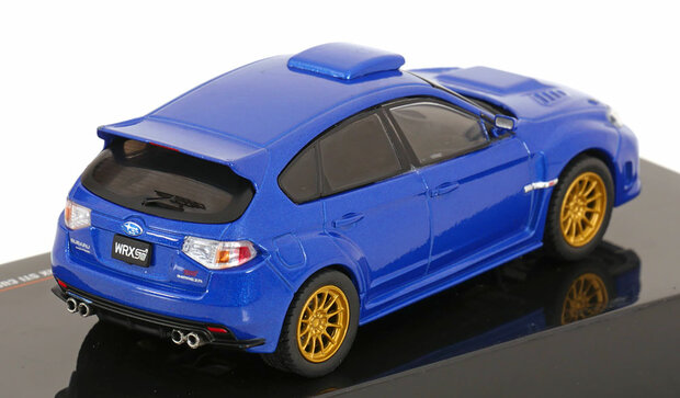 IXO 1:43 Subaru Impreza WRC Sti Custom Version 2009 blauw