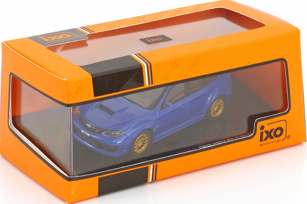 IXO 1:43 Subaru Impreza WRC Sti Custom Version 2009 blauw