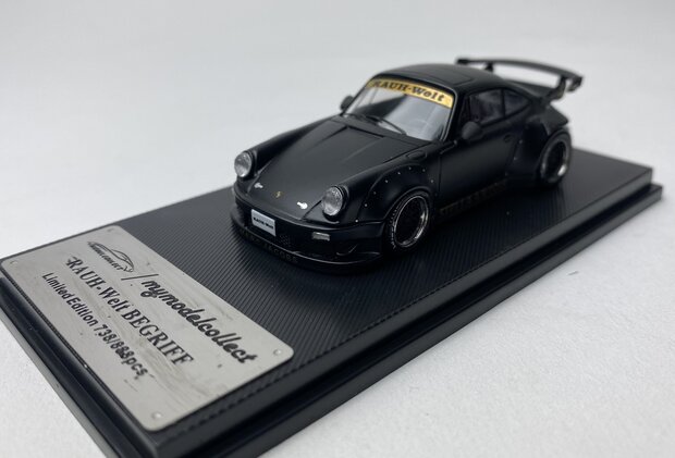 My Model Collect 1:64 Porsche RWB, matte black