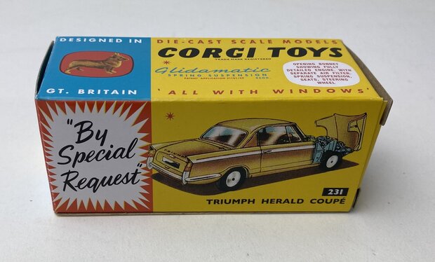 Corgi 1:44 Triumph Herald Coupe - Corgi Toys nr 231