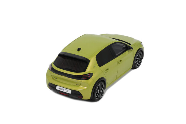 Otto Mobile 1:18 Peugeot E-208 Jaune Agueda 2024
