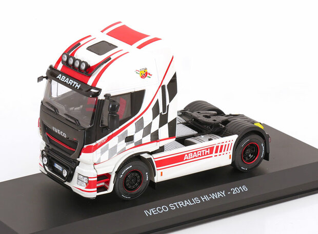 Atlas 1:43 Iveco Stralis Hi-Way Truck *Abarth*, white/red 2016