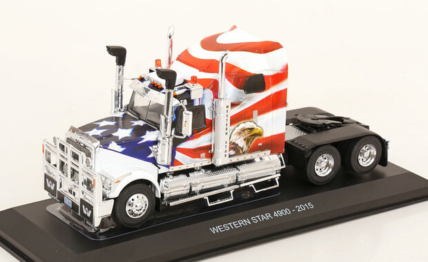 Atlas 1:43 Western Star 4900 Truck *American Eagle*, white/red/blue 2015
